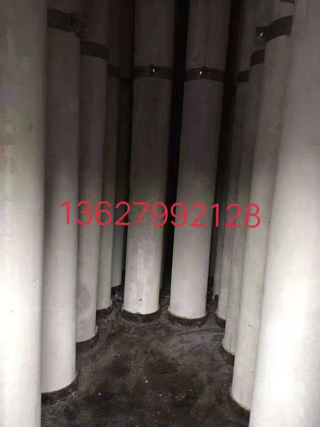 我公司为河北客户更换氨水过滤器过滤管