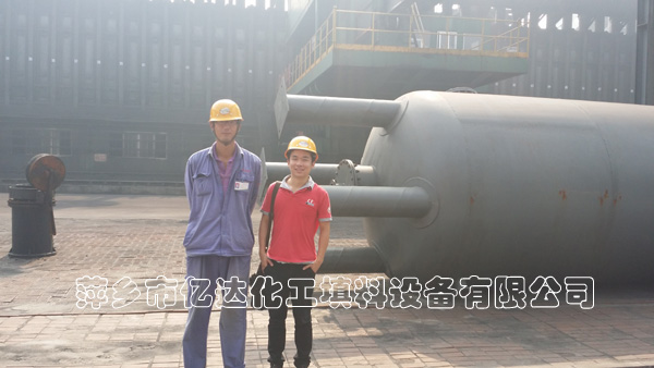 为山东客户制作两套氨水过滤器